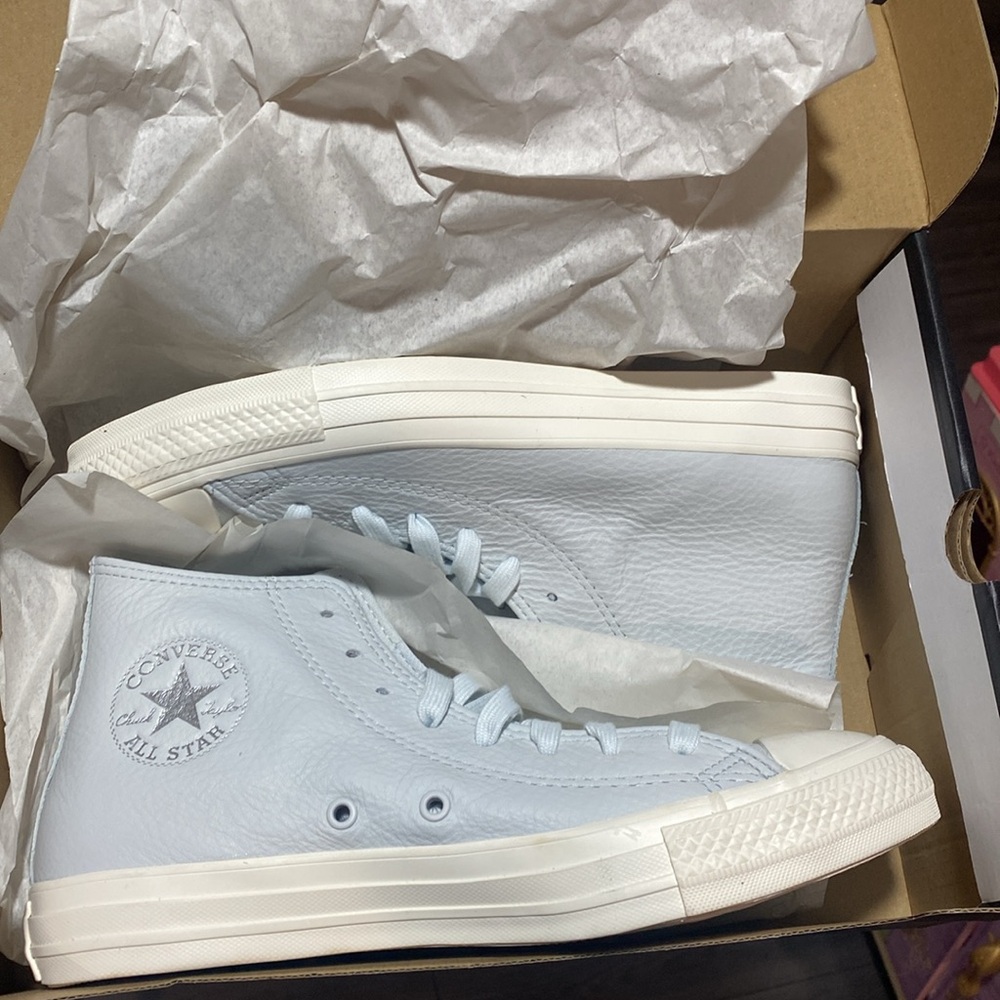 Converse all star hi leather W8.5 - Picture 7 of 7